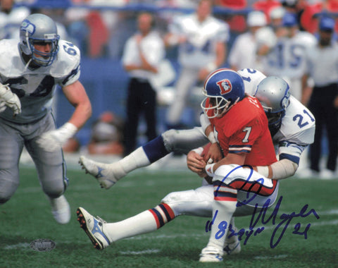 Paul Moyer Autographed Signed 8x10 Photo Seattle Seahawks MCS Holo #63237
