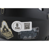 Mike Alstott Signed Purdue Boilermakers Vintage Pete Mini Helmet Beckett 50200