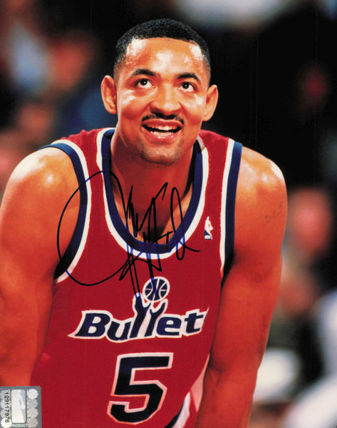 Juwan Howard Autographed Signed 8x10 Photo Washington Bullets SKU #245623