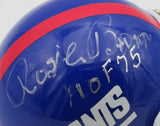 Rosie Brown HOF Autographed/Inscribed Micro Mini Helmet Giants JSA 176526