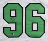 Clyde Simmons Signed Philadelphia Eagles White Jersey (Beckett) Philly D-Line