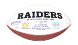 Bryan Edwards Autographed/Signed Las Vegas Raiders Logo Football BAS 30685