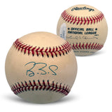 Barry Bonds Autographed Giants National League Baseball JSA T78903