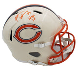 Brian Urlacher Signed Chicago Bears Speed Full Size Retro NFL Helmet w/ "HOF 18"