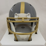 ROMAN WILSON SIGNED PITTSBURGH STEELERS SLATE SPEED MINI HELMET BECKETT QR