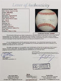 Willie Mays Signed NL Baseball (JSA LOA) San Francisco Giants /HOF 1979 /660 HRs