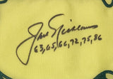 Jack Nicklaus Signed Framed Masters Golf Flag w/ Years BAS AC22528