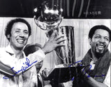 Lenny Wilkens & Fred Brown Autographed 8x10 Photo MCS Holo 87474