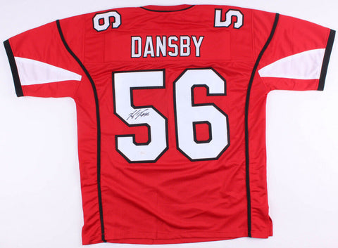 Karlos Dansby Signed Arizona Cardinal Jersey (JSA COA) 14-Year Veteran Linebackr