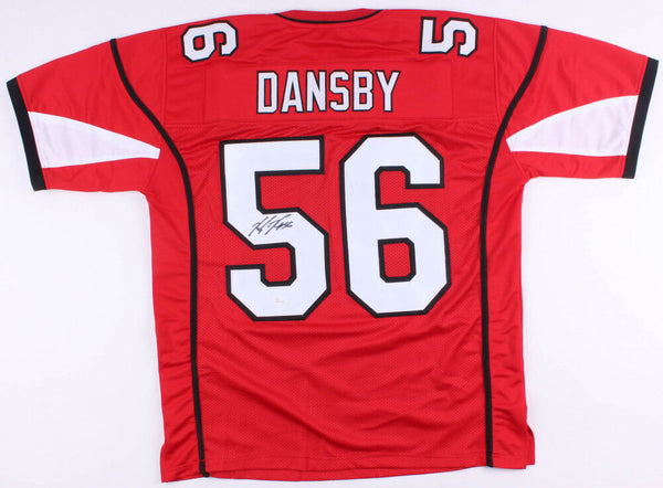 Karlos Dansby Signed Arizona Cardinal Jersey (JSA COA) 14-Year Veteran Linebackr