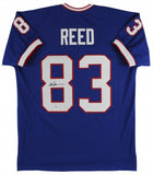 Andre Reed Signed Buffalo Bills Jersey (Beckert) 7xPro Bowl Receiver (1988-1994)