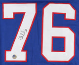 Fred Smerlas Signed Bills Jersey (Pro Player) Buffalo Nose Tackle-Boston College