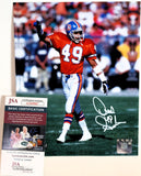 Dennis Smith Autographed 8x10 Denver Broncos Photograph JSA COA