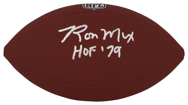 Ron Mix Signed Wilson Limited Full Size NFL Football w/HOF 1979 - (SCHWARTZ COA)