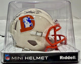 Patrick Surtain II Autographed Denver Broncos Retro Mini Helmet -- BAS COA