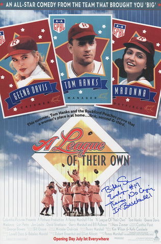 Bitty Schram Signed A League Of Their Own 11x17 Movie Poster w/2-INSC - (SS COA)