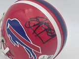 Jim Kelly Autographed Buffalo Bills Red Mini Helmet Beckett BAS QR #BS30080