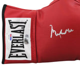 Muhammad Ali Authentic Signed Red Everlast Boxing Glove Autographed BAS #AE13639