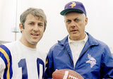 Bud Grant Signed Minnesota Vikings Throwback Jersey (Beckett) Head Coach 1967-85
