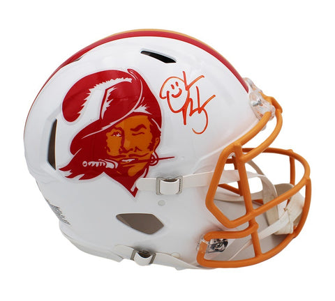 Derrick Brooks Signed Tampa Bay Buccaneers Speed Authentic TB Creamsicle Helmet