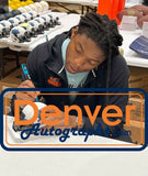 Laviska Shenault Autographed Jacksonville Jaguars Lunar Mini Helmet BAS 33231