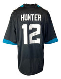 Travis Hunter Signed Jacksonville Jaguars Black Nike Game Replica Jersey BAS