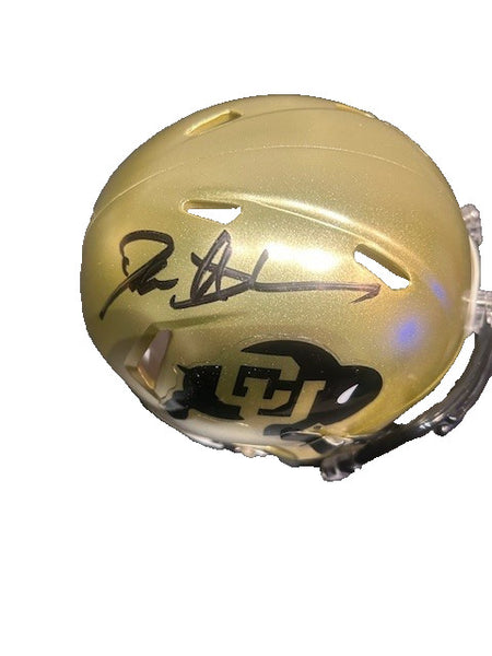Deion Sanders Autographed Colorado Buffalos Mini Helmet | JSA COA