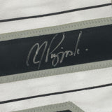 Autographed/Signed AJ A.J. PIERZYNSKI Chicago Pinstripe Jersey PSA COA