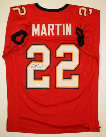 Doug Martin Autographed Red w/Orange Pro Style Jersey- JSA Authenticated