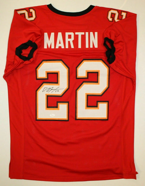 Doug Martin Autographed Red w/Orange Pro Style Jersey- JSA Authenticated