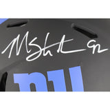 Michael Strahan Autographed New York Giants Eclipse Pro Helmet Beckett 49835