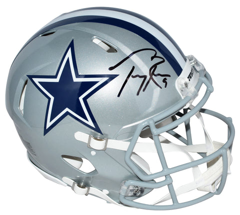 TONY ROMO AUTOGRAPHED DALLAS COWBOYS AUTHENTIC SPEED HELMET BECKETT