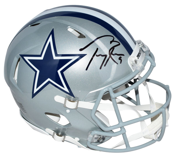 TONY ROMO AUTOGRAPHED DALLAS COWBOYS AUTHENTIC SPEED HELMET BECKETT