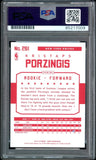 2015 Panini Hoops #261 Kristaps Porzingis RC On Card PSA/DNA Auto GEM MINT 10