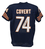 Jimbo Covert Autographed/Signed Pro Style Blue XL Jersey HOF Tristar 39506