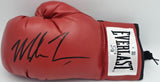 MIKE TYSON AUTOGRAPHED RED EVERLAST BOXING GLOVE BECKETT BAS STOCK #243612
