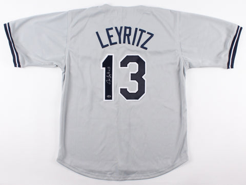 Jim Leyritz Signed Yankees Jersey (Leaf COA) 2x World Series champion 1996, 1999