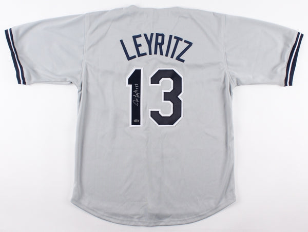 Jim Leyritz Signed Yankees Jersey (Leaf COA) 2x World Series champion 1996, 1999