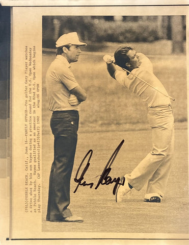 Gary Player Signed 8x10 PGA Golf Photo BAS