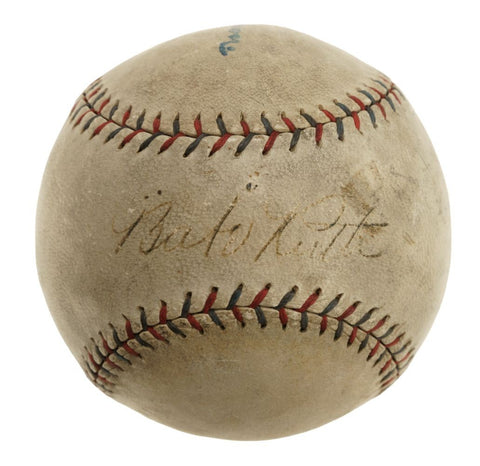 Babe Ruth New York Yankees 1925 Signed Official American League Baseball PSA+JSA