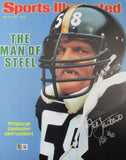 Jack Lambert HOF Pittsburgh Steelers Signed/Inscribed 11x14 Photo Beckett 201631