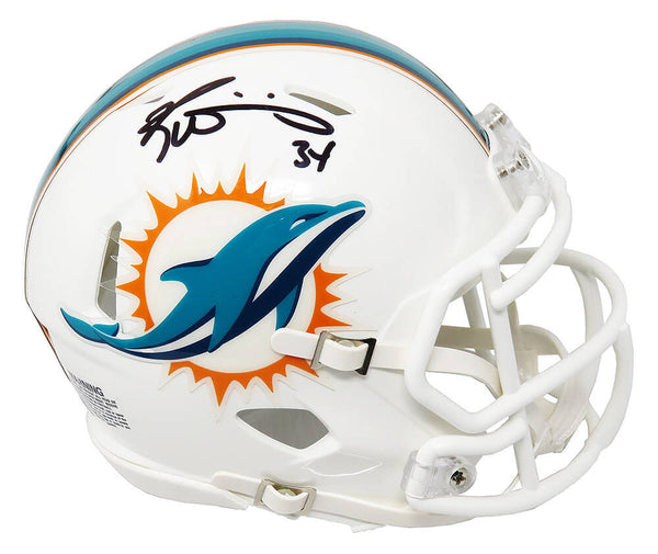 Ricky Williams Signed Miami Dolphins Riddell Speed Mini Helmet - SCHWARTZ