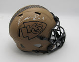 Rashee Rice Signed Chiefs Salute to Service Full Size Replica Football Helmet Be