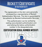 Baker Mayfield Autographed Sooners Schutt Mini Helmet w/ HT - Beckett W Auth