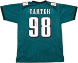 Philadelphia Eagles Jalen Carter Autographed Signed Green Jersey Beckett Wit