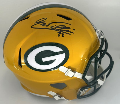 Packers Safety EVAN WILLIAMS Signed Full Size Replica Speed Helmet AUTO - JSA