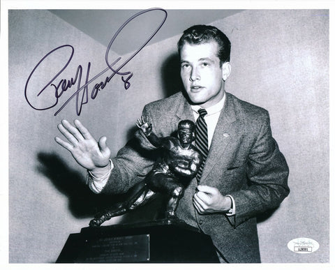 Paul Hornung Notre Dame Heisman Signed/Autographed 8x10 B/W Photo JSA 158196