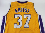 Ron Artest Signed Los Angeles Lakers Jersey (Beckett) AKA Meta World Peace