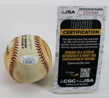 Joe Morgan Signed NL Baseball (JSA COA) Cincinnati Reds 10xAll Star 2nd Baseman