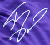 Lakers Shaquille O'Neal Signed Purple 2000 NBA Champs M&N Jacket BAS Witnessed